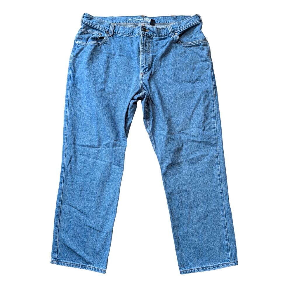 Carhartt BD5119-M Relaxed Fit Men's 42x30 Light Wash Blue Denim Jeans